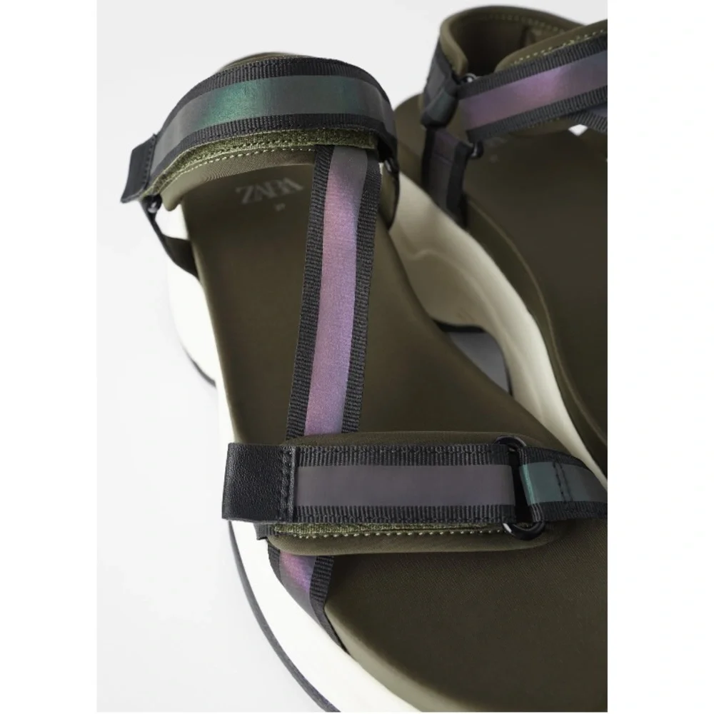 Zara Thick Soled Athletic Sandals Size 41 or 10